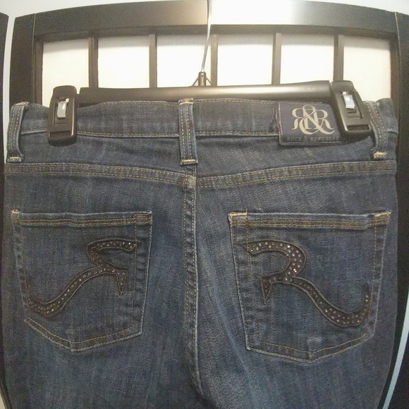 Rock & Republic Kasandra Jeans Dark Wash Size 8 - Picture 1 of 6